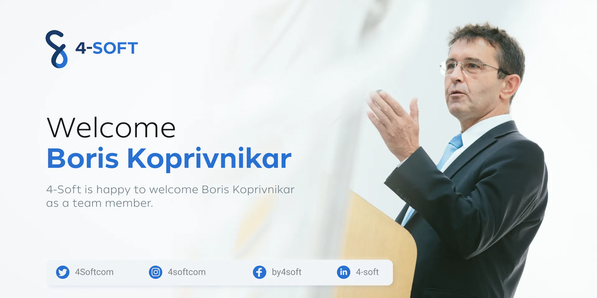 4-Soft strengthens the core team with Boris Koprivnikar